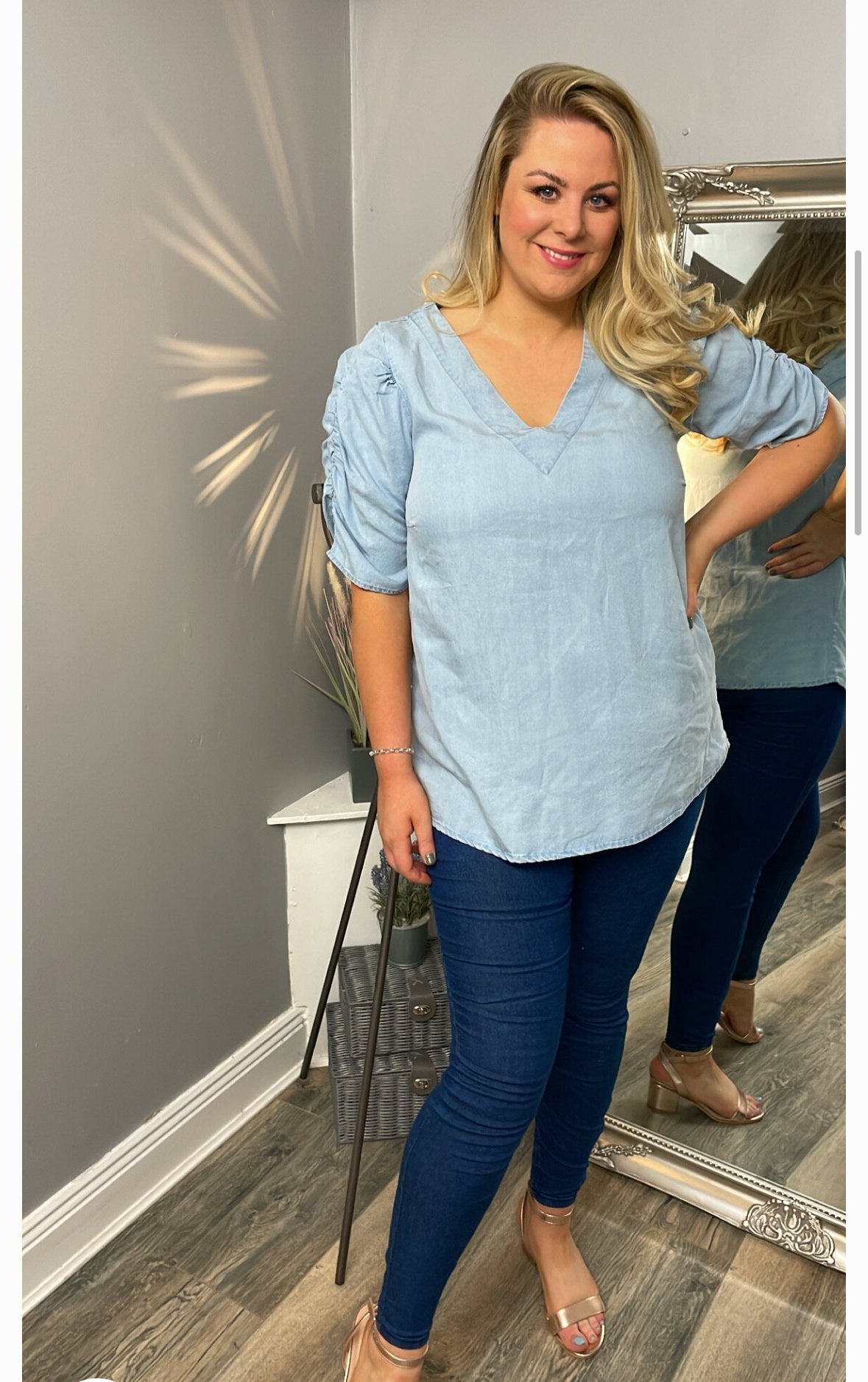 Zizzi Denim Top