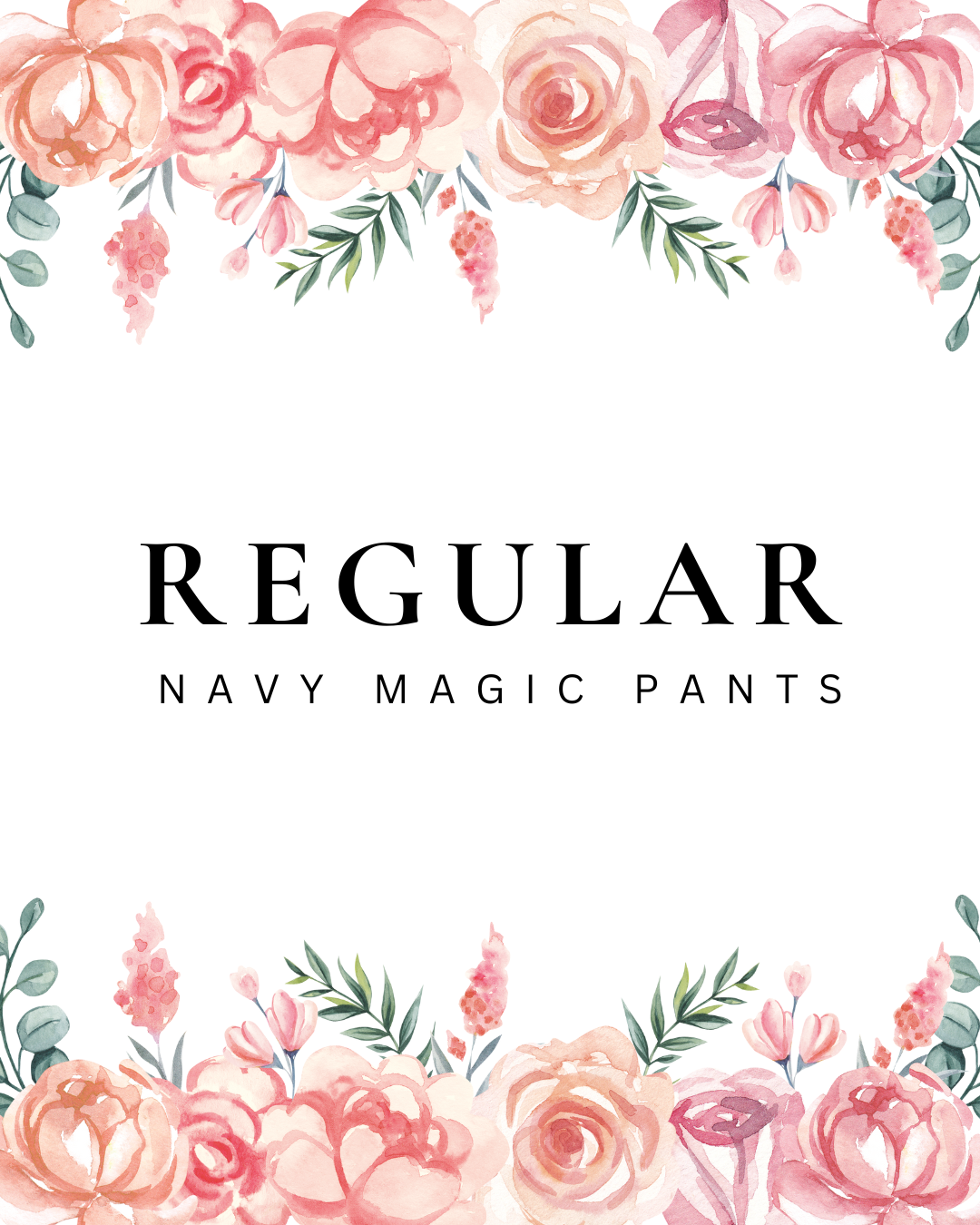 Navy Regular Magic Pants