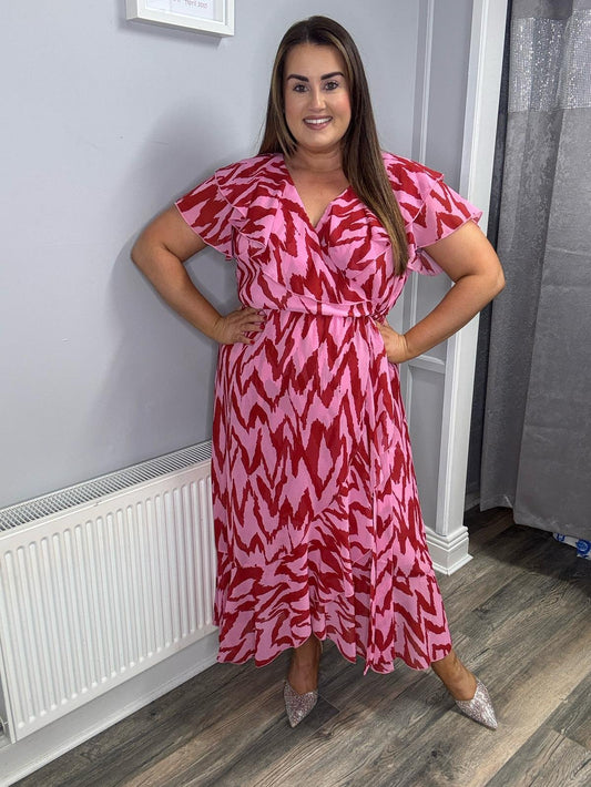 Curviss Jayla Dress | Pink