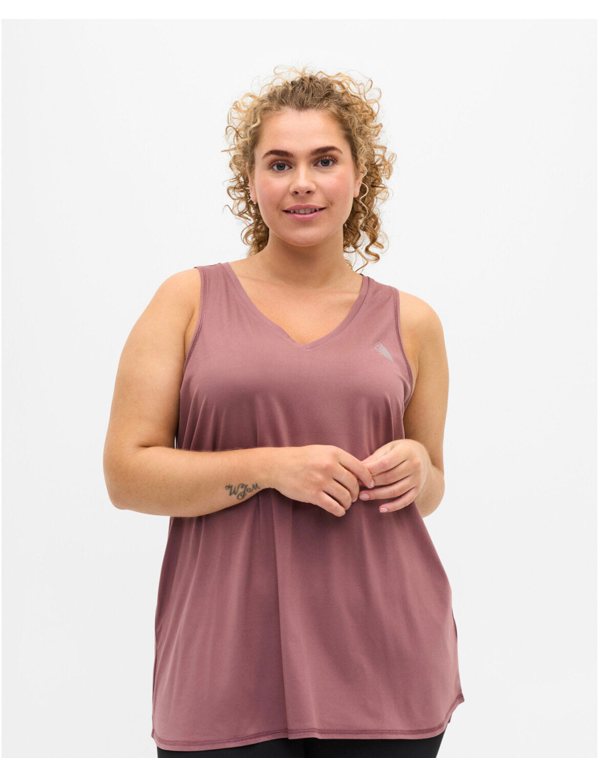 Zizzi Active V Neck Sports Top | Various