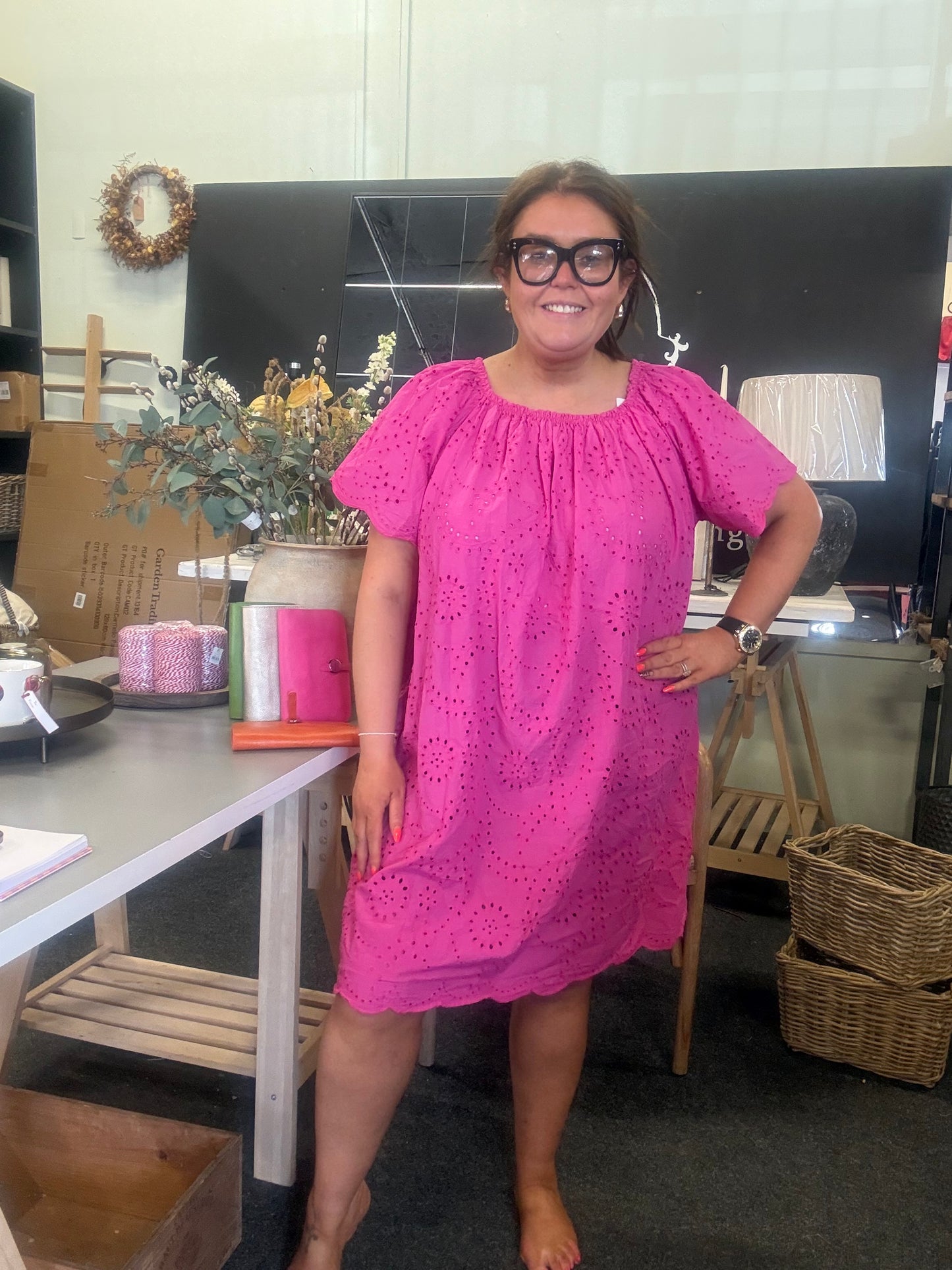 Pink Mini Dress
