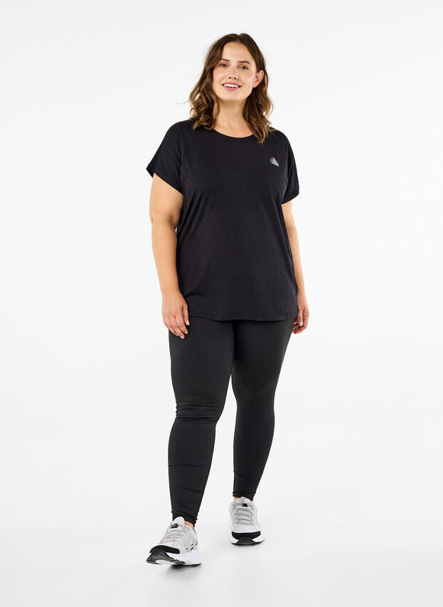 Zizzi Active Tee | Black