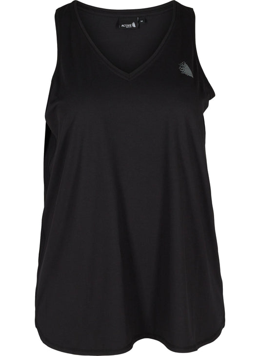 Zizzi Sports top with V-neck