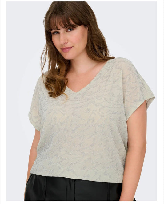 ONLY Carcarol Glitter Top