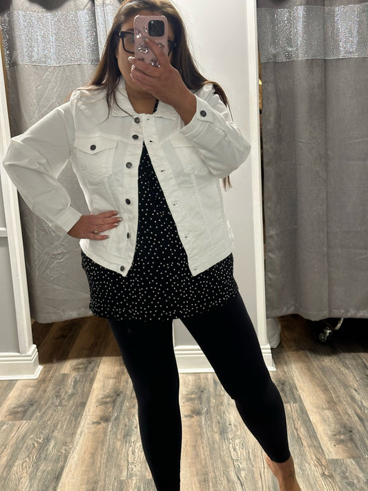 ONLY Carwespa Denim Jacket | White