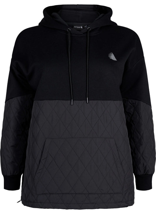 Zizzi Quilted Hoody