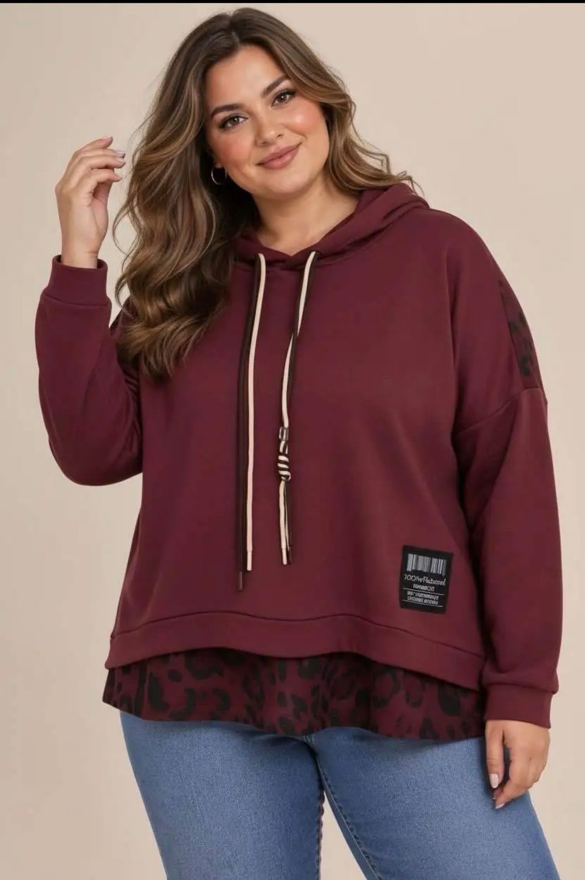 Animal Print Hoody