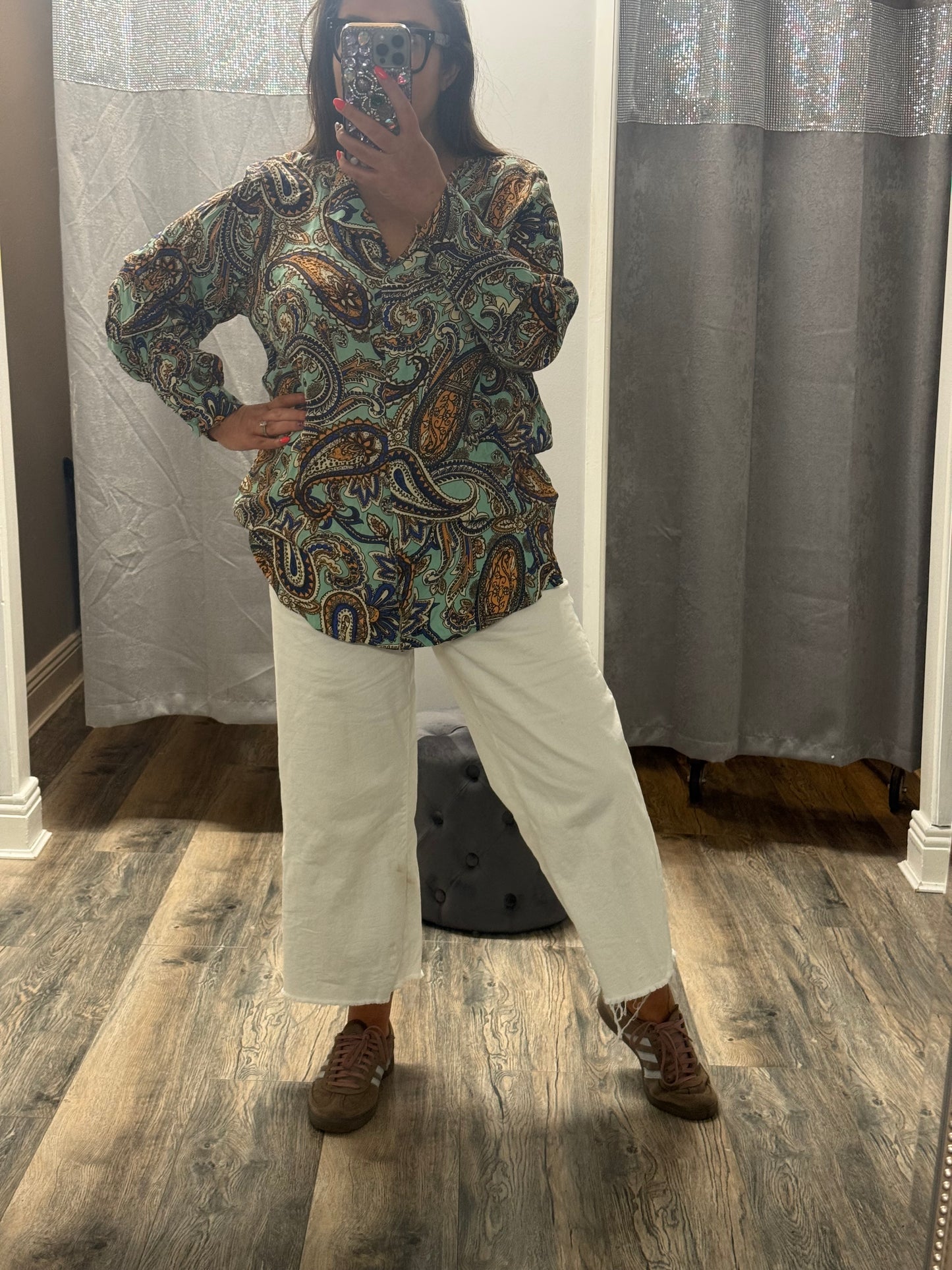 Zizzi Paisley Top size 18-20