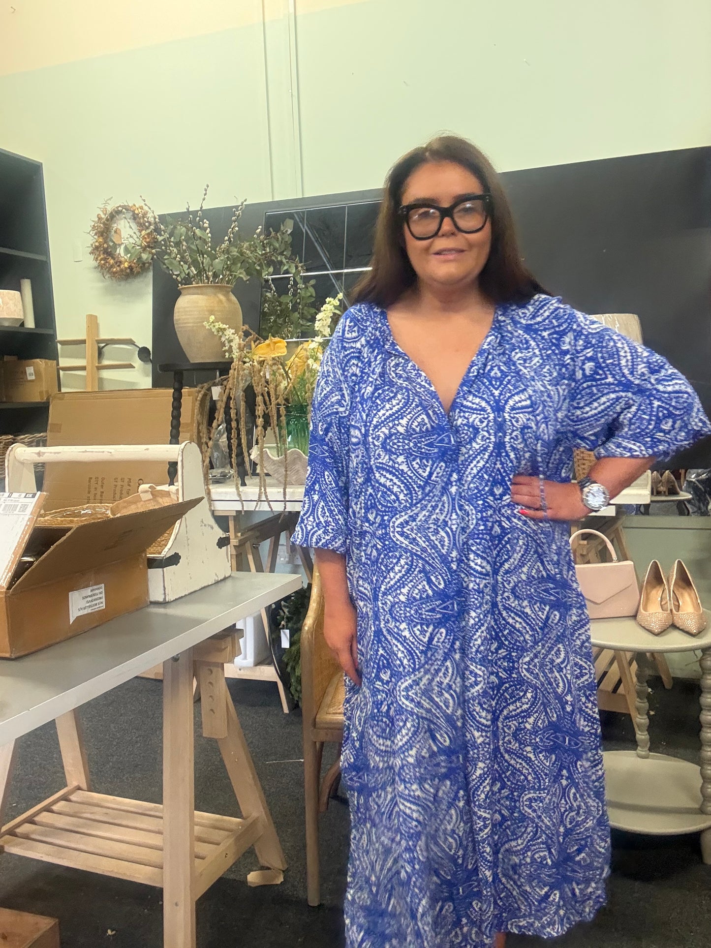 Carsonya Paisley Dress