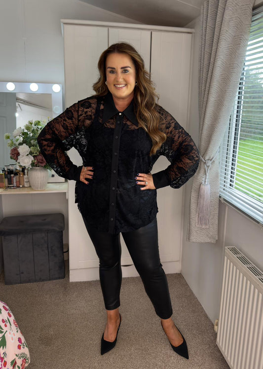 Curviss Black Shirt | 21076