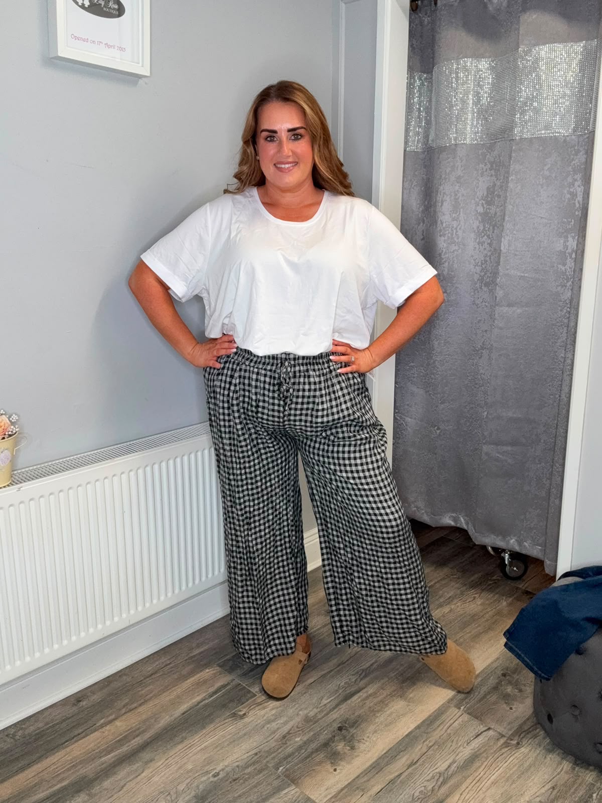 Gingham Pants