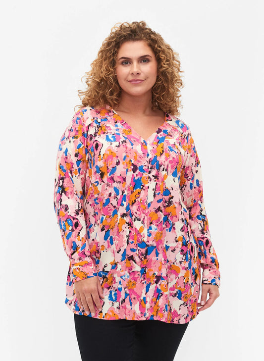 Zizzi Rose Bloom Shirt