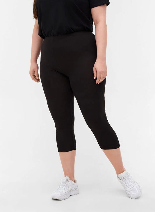 Zizzi Black Crop Leggings