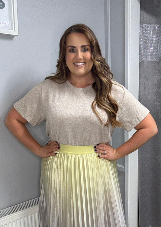 ONLY Carfalka Glitter Top