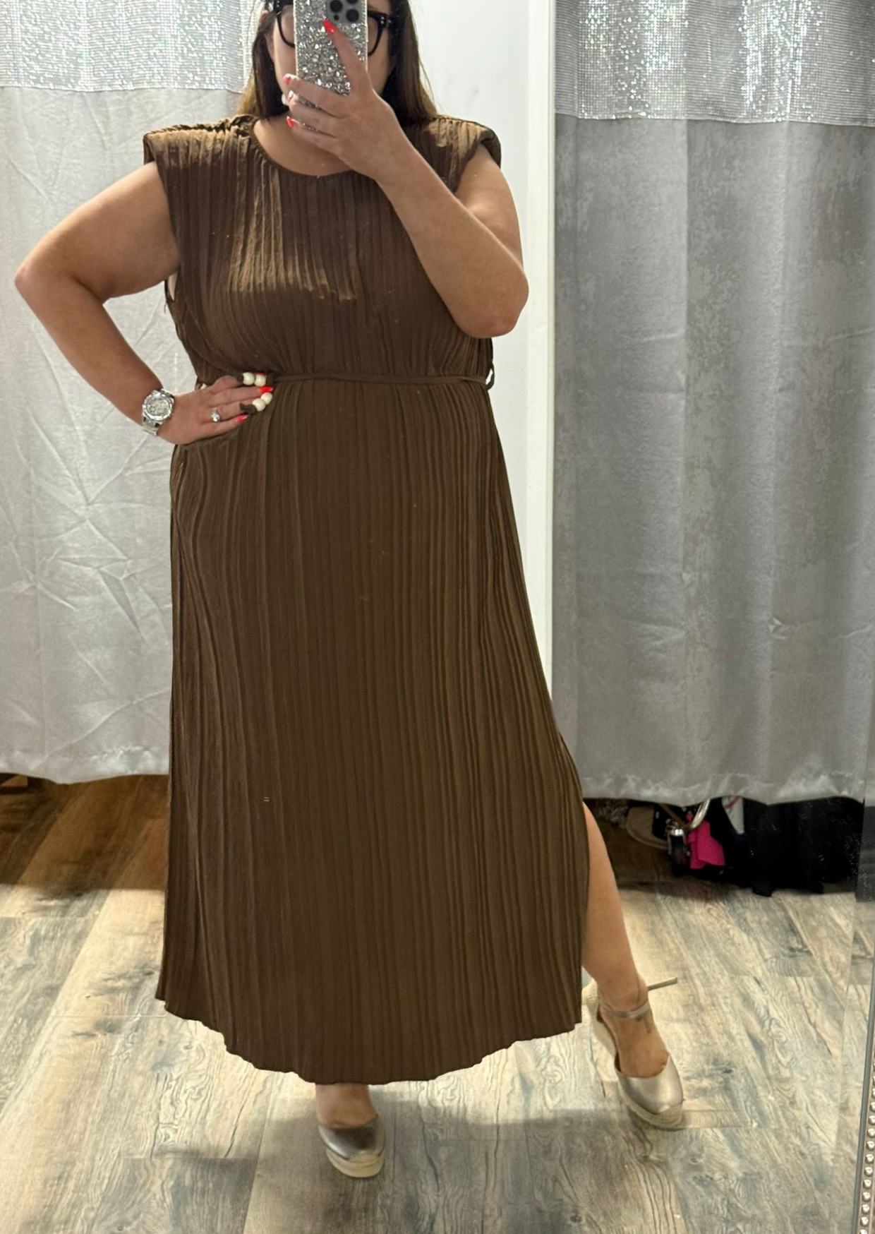 Pleated Dress