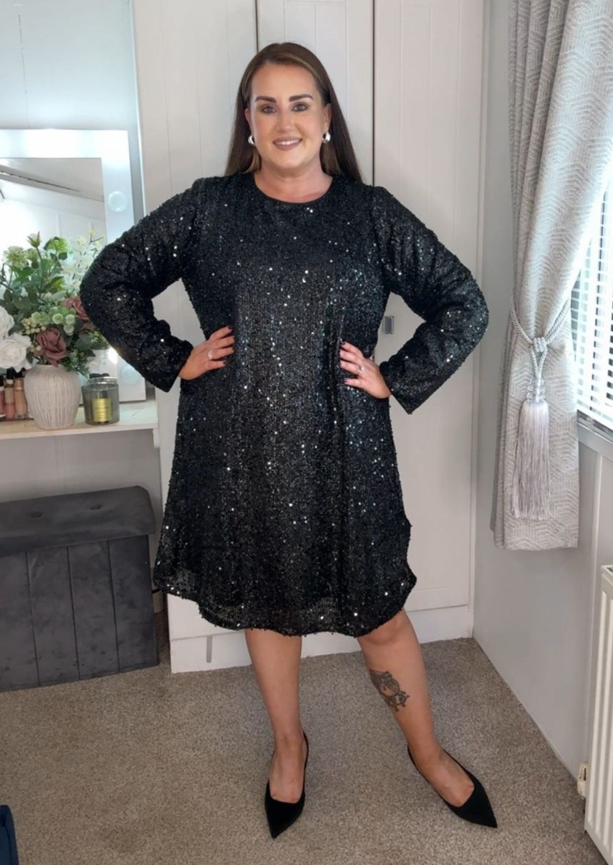 Vero Moda VMCNAJA Short Bow Dress