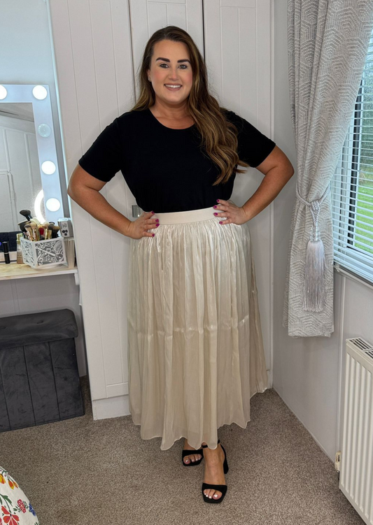 Vero Moda VMCVIPS Mid Waist Long Skirt