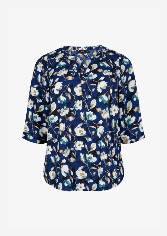 Zizzi Blue Flower Top