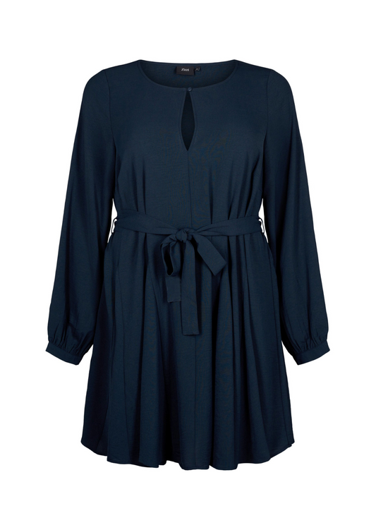 Zizzi Navy Ellie Dress