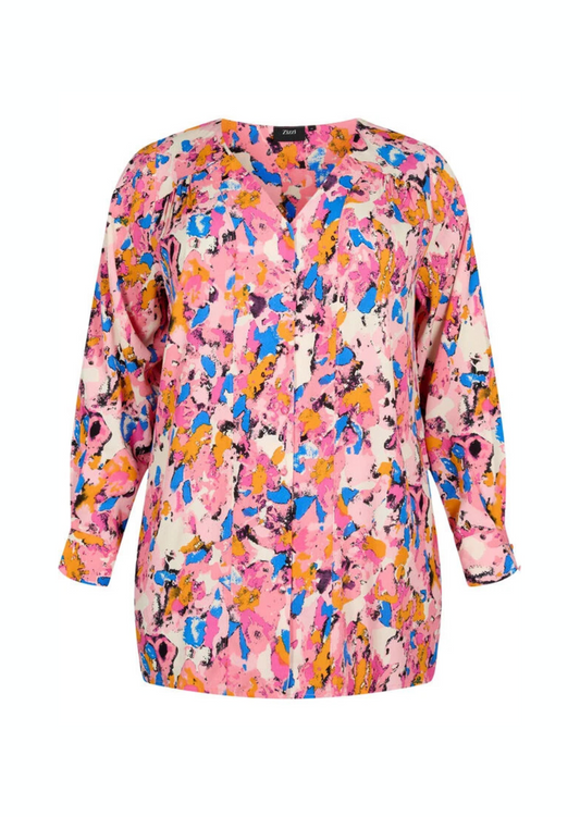 Zizzi Rose Bloom Shirt