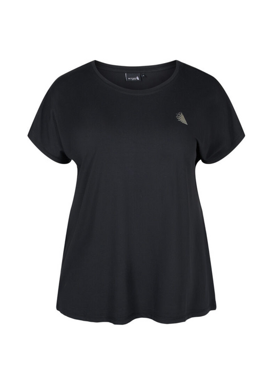 Zizzi Active Tee | Black