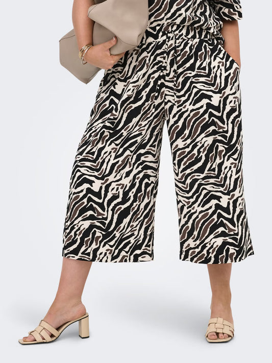 ONLY CARELITE Cropped Fit Culotte Trousers