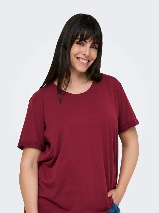 ONLY Carmoster T Shirt | Wine