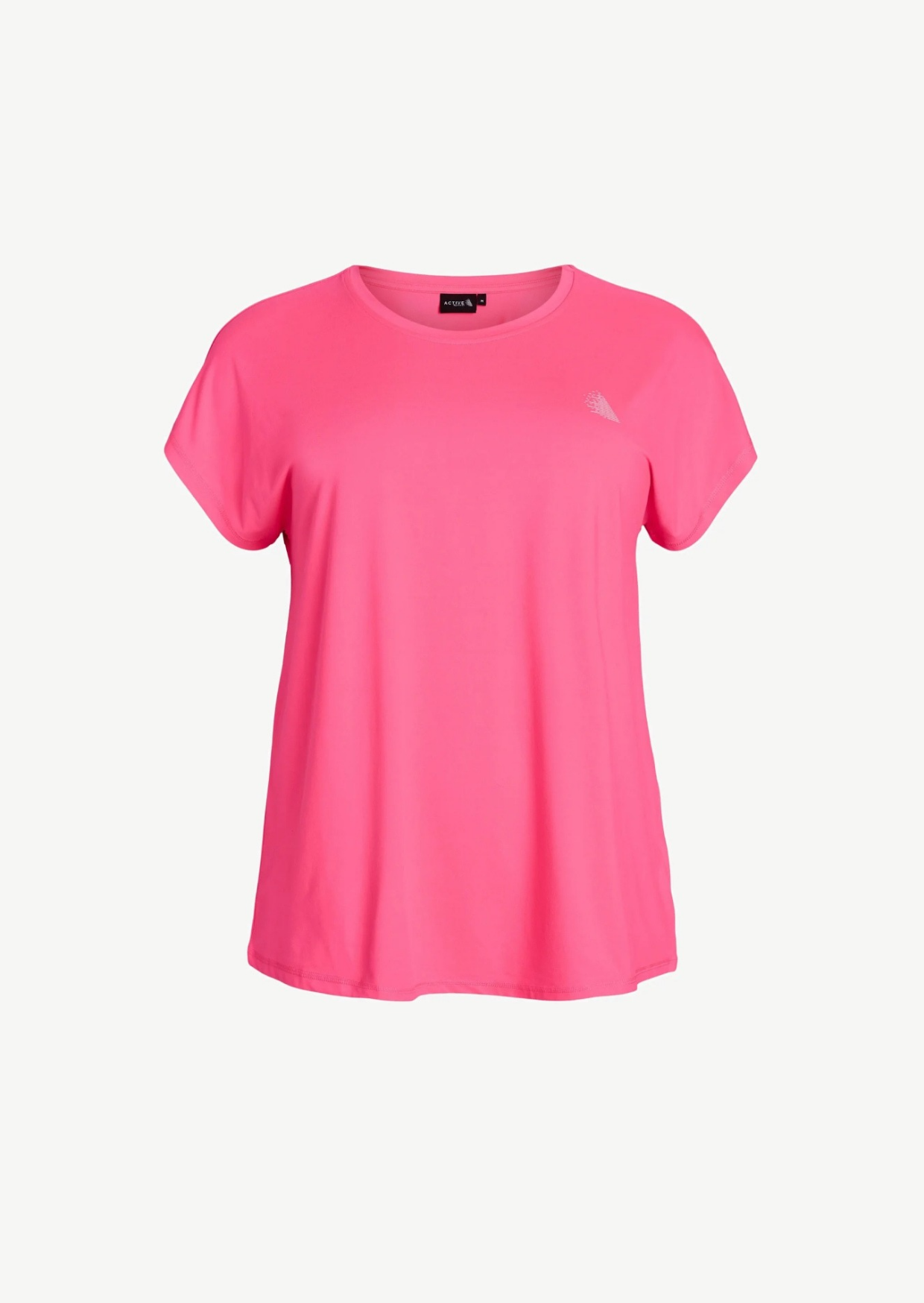 Zizzi Active Tee | Neon Pink