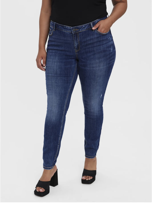 Vero Moda VMCSEVEN Mid rise Skinny Fit Jeans