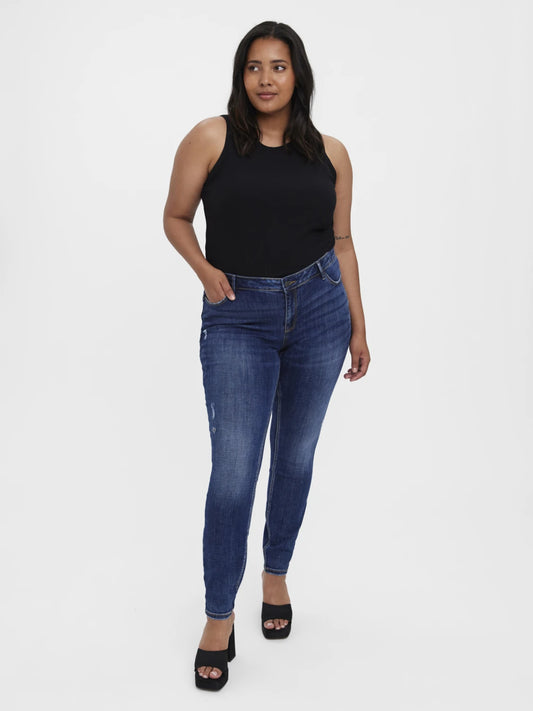 Vero Moda VMCSEVEN Mid rise Skinny Fit Jeans