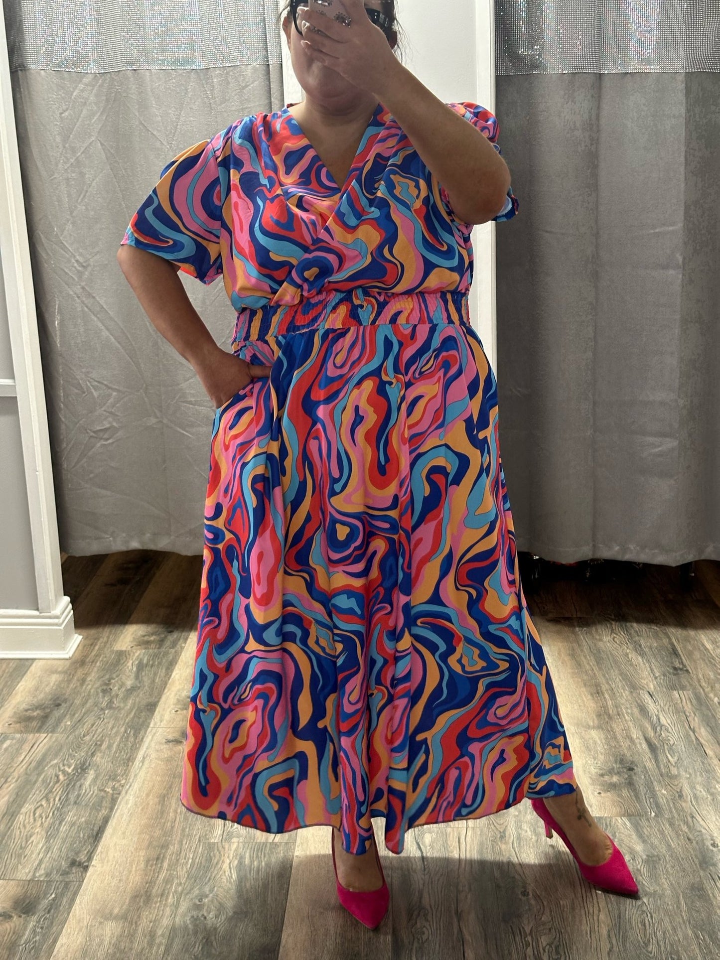 Marbs Dress | Blue Print