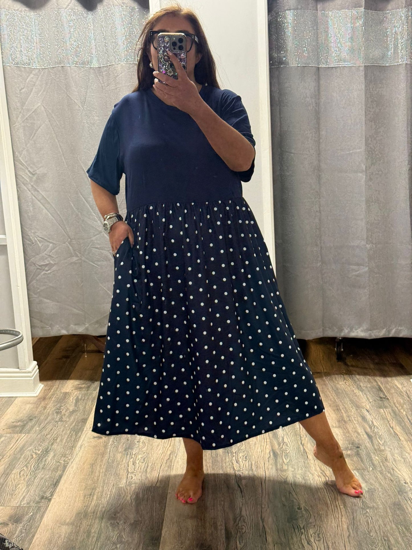 Sandy Dot Dress