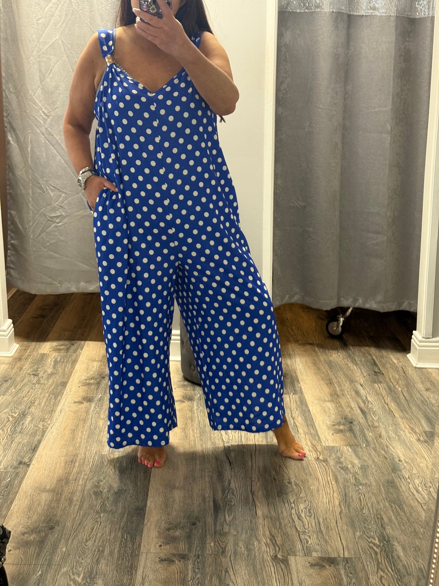 Polka Dot Jumpsuit