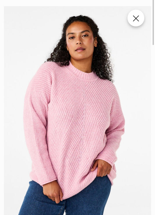 Zizzi Blush Pink Jumper size 14-16