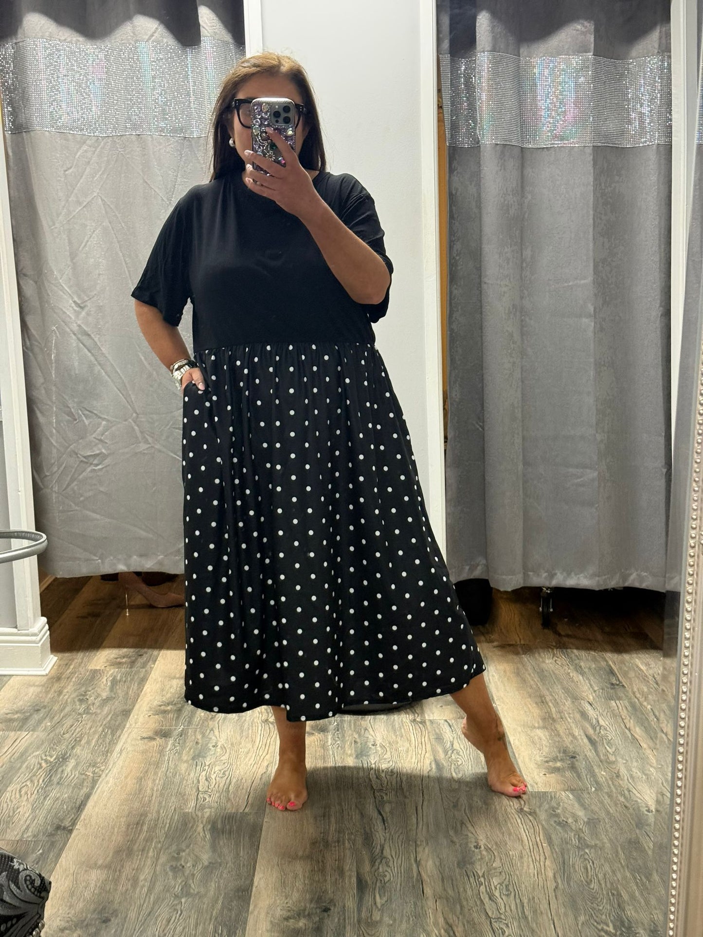 Sandy Dot Dress