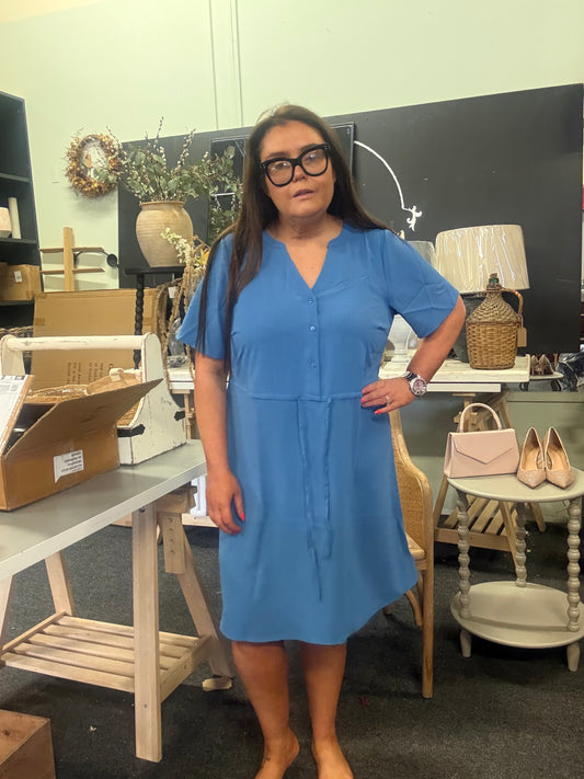 Zizzi Blue Dress size 14-16