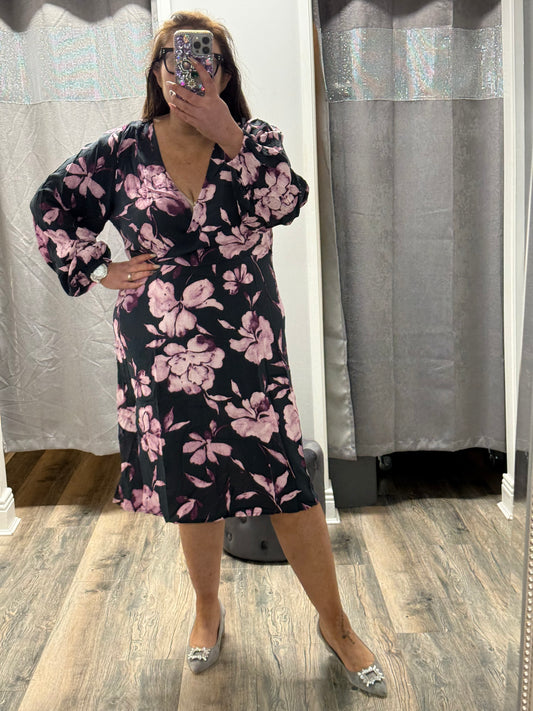 Only Carlinka Faux wrap dress