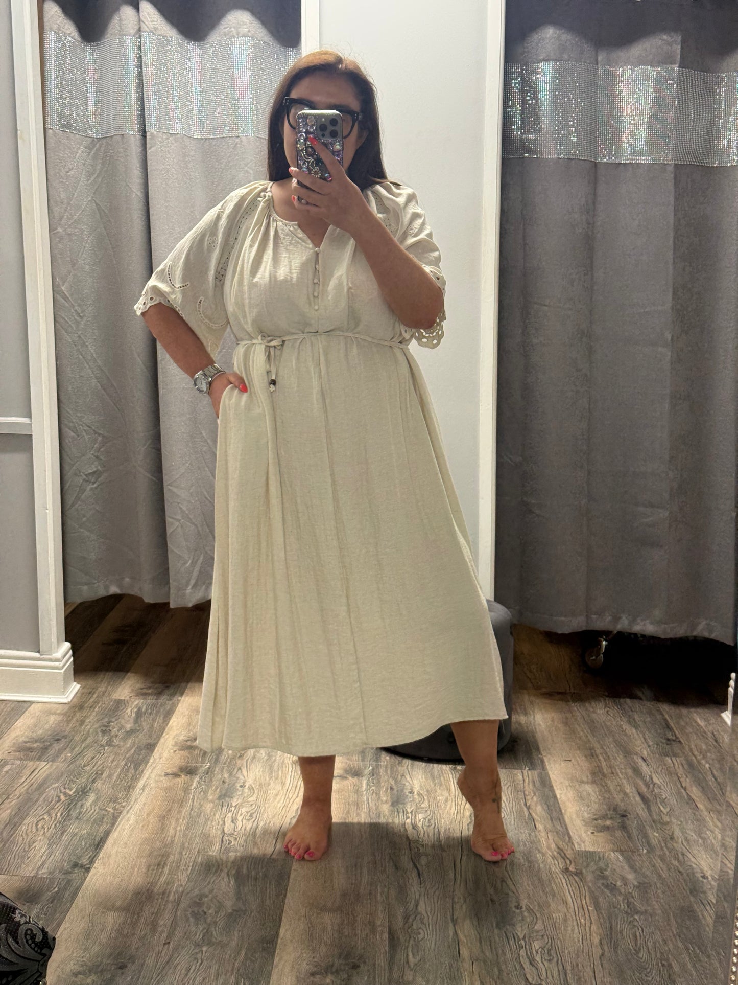Cream Summer Dress