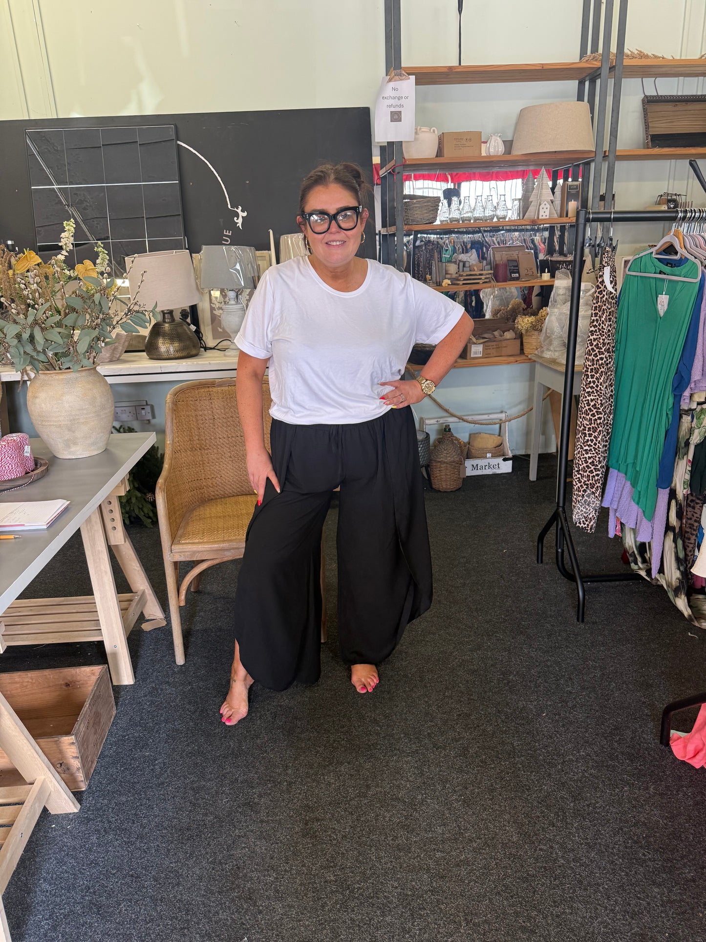 Slit Pants