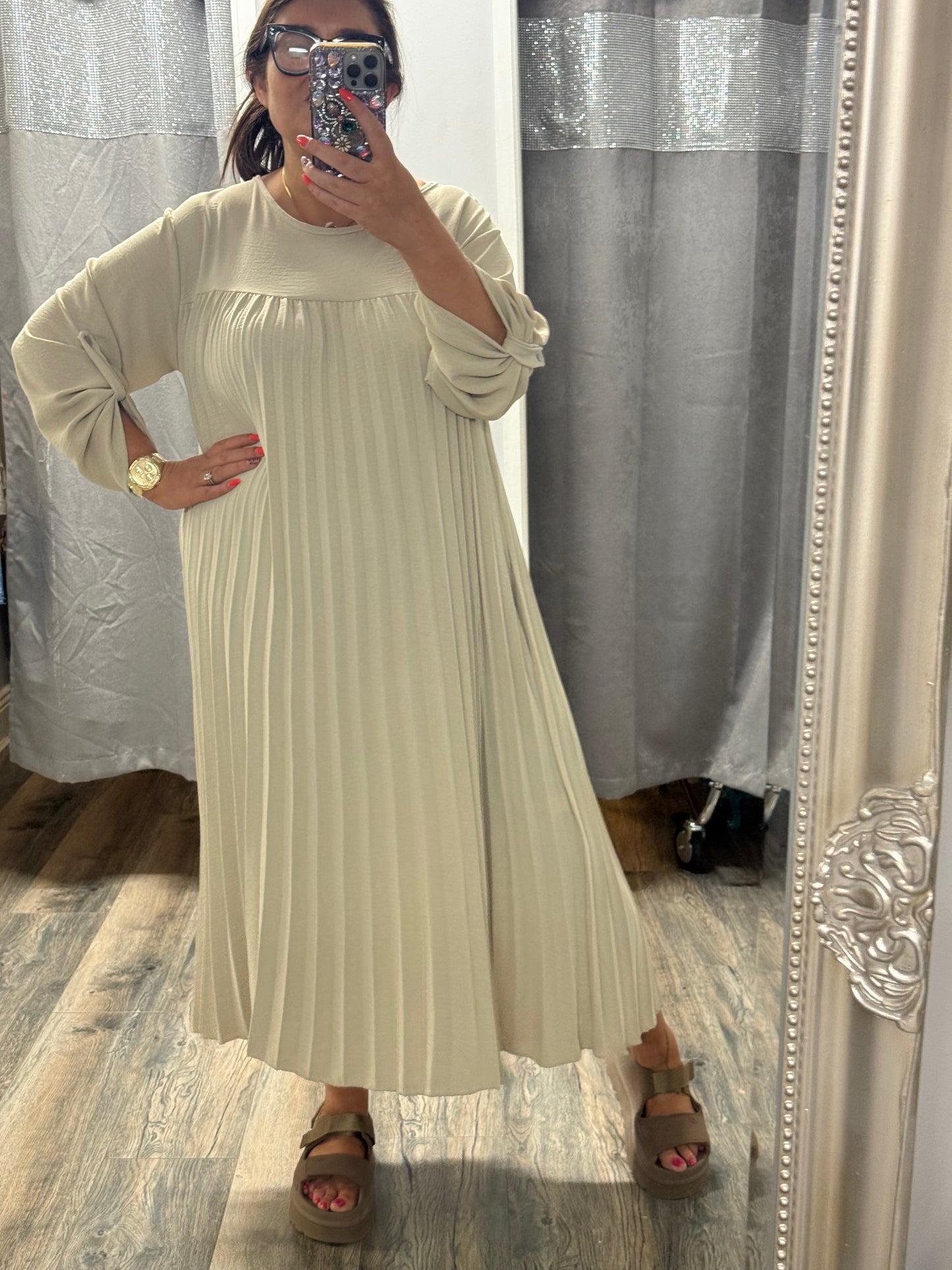 Pleated Dress