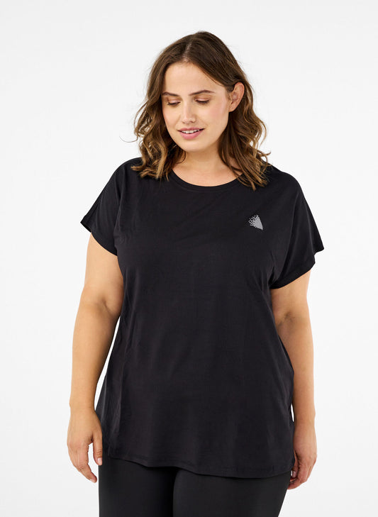 Zizzi Active Tee | Black