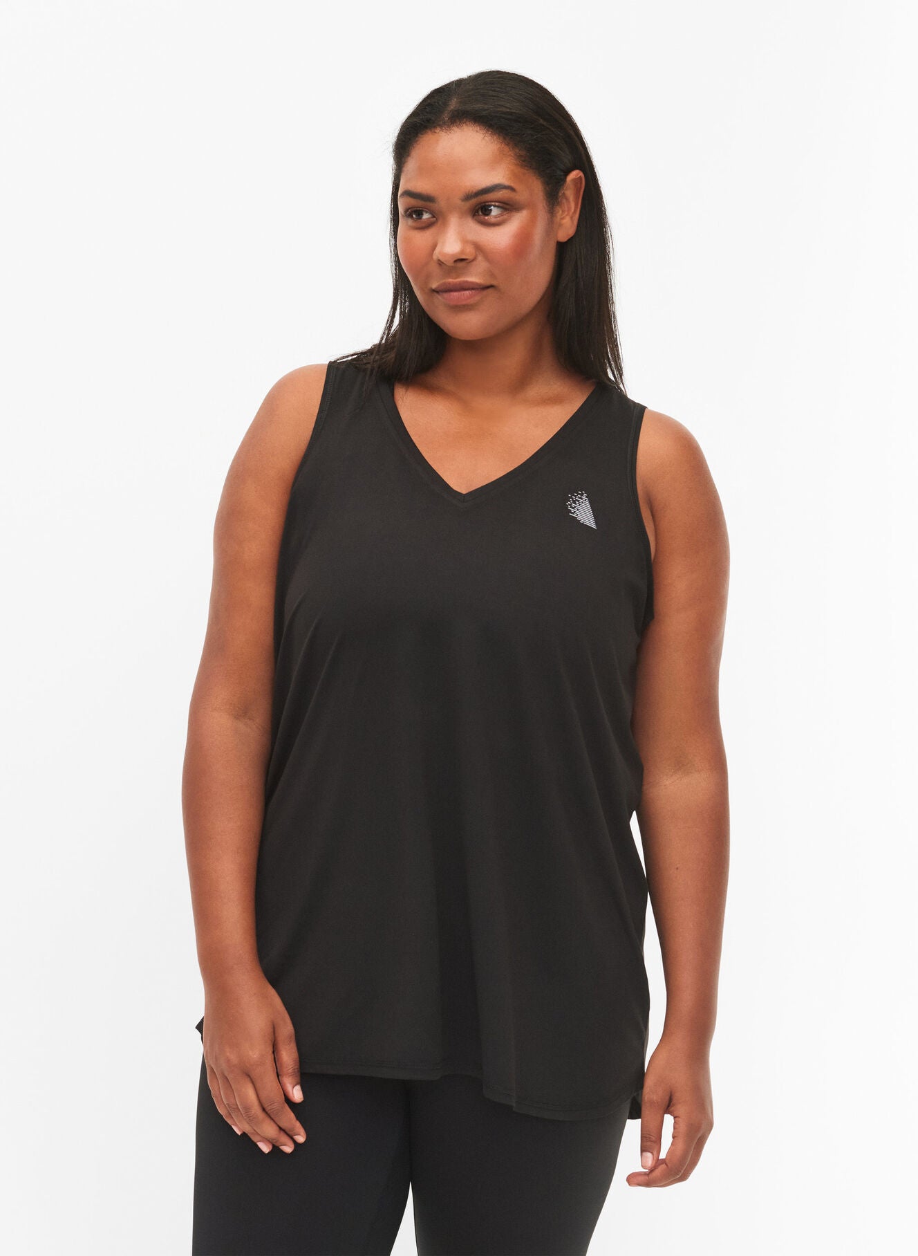 Zizzi Active V Neck Sports Top | Various