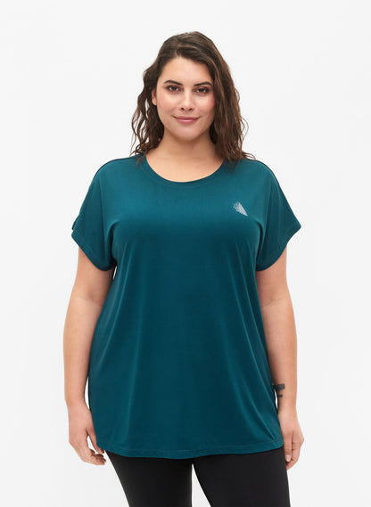 Zizzi Active Tee | Teal