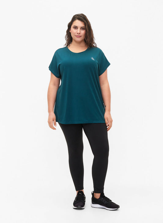 Zizzi Active Tee | Teal