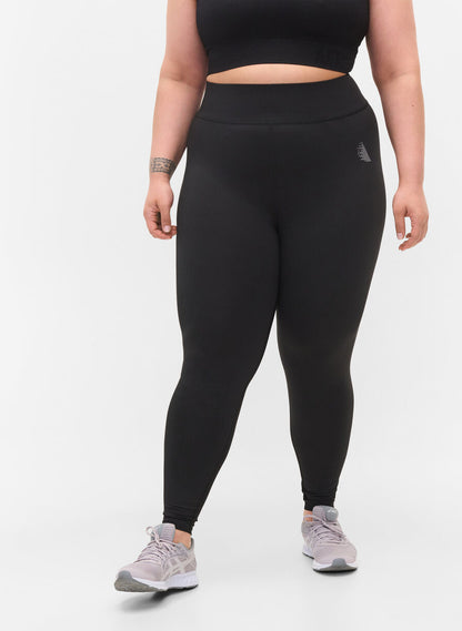 Zizzi Cropped Basic Gym Legging