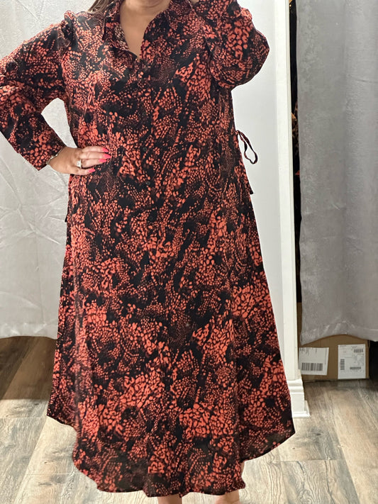 Vero Moda Burnt Orange dress