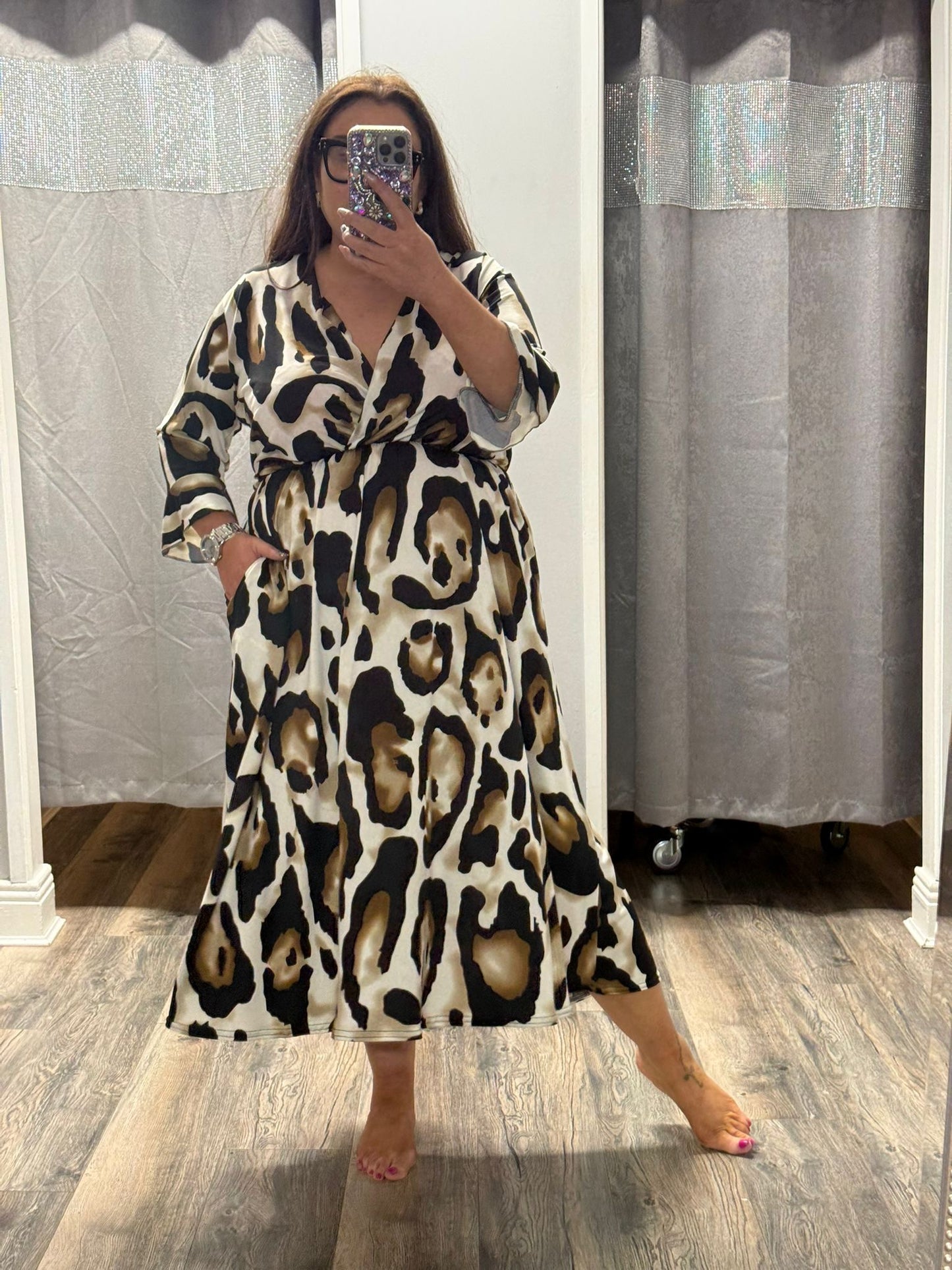 Majella Dress | Leopard Print