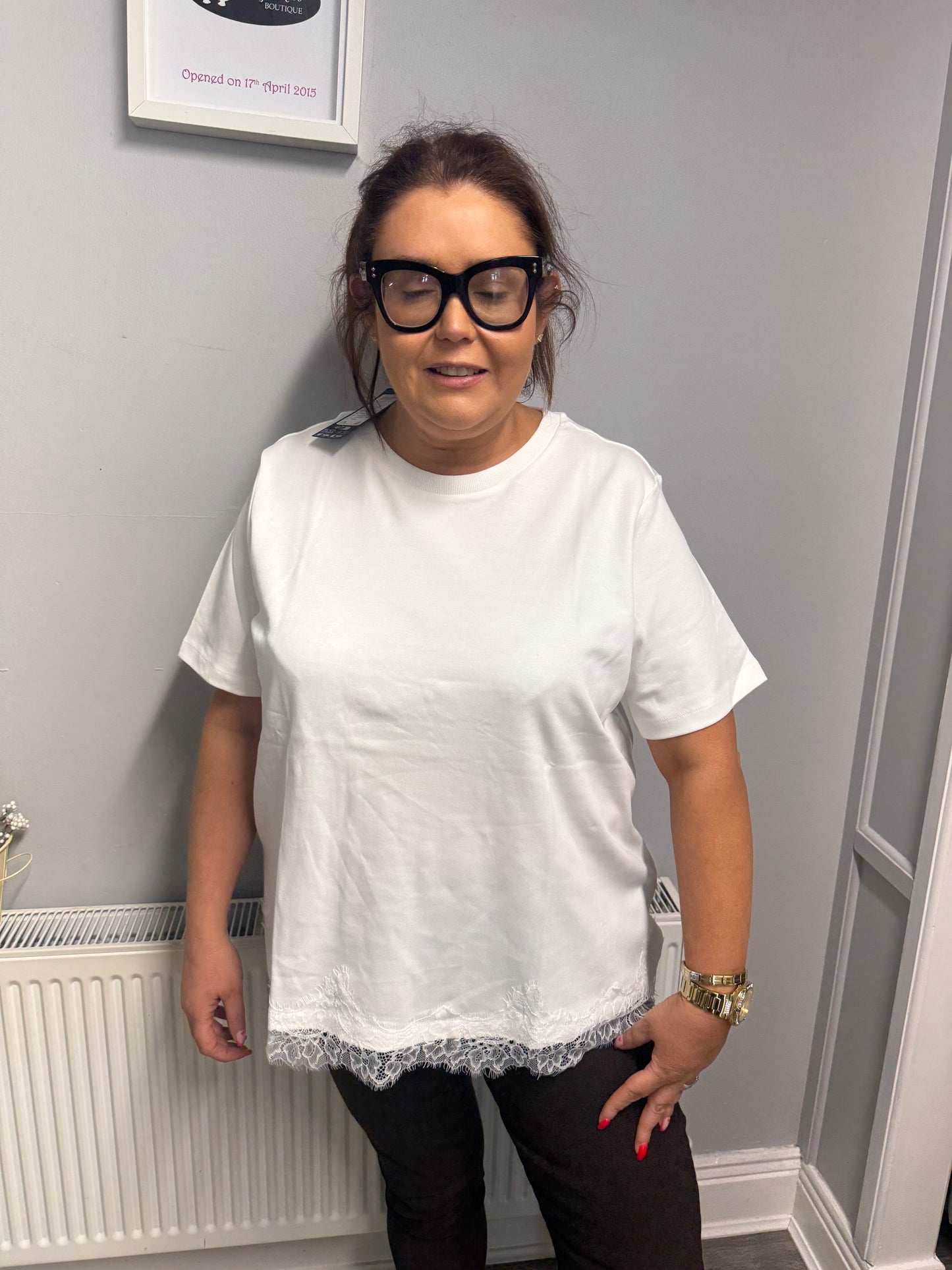 Vero Moda VMCSARA Lace Trim Top