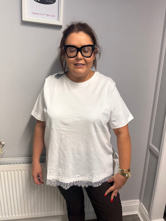 Vero Moda VMCSARA Lace Trim Top