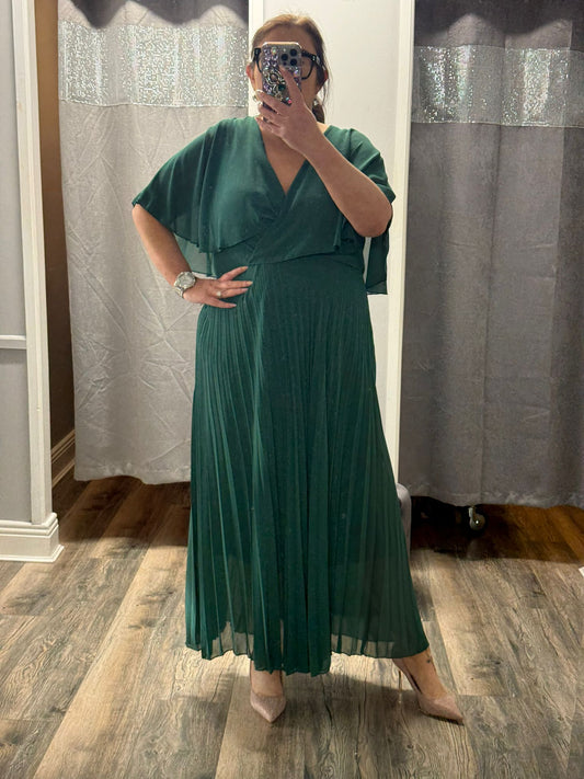 Cape Sleeve Dress